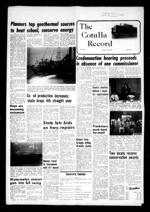 The Cotulla Record (Cotulla, Tex.), Vol. 11, No. 13, Ed. 1 Friday, June 10, 1977