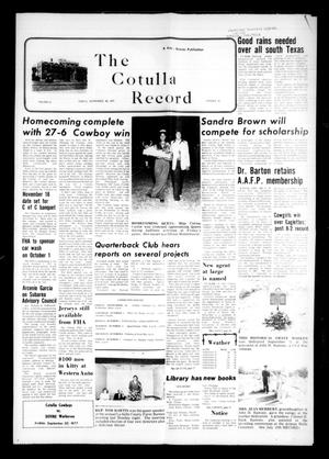 The Cotulla Record (Cotulla, Tex.), Vol. 11, No. 27, Ed. 1 Friday, September 30, 1977