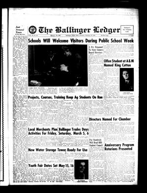 The Ballinger Ledger (Ballinger, Tex.), Vol. 78, No. 36, Ed. 1 Thursday, February 25, 1965