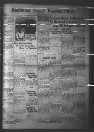 Brenham Daily Banner-Press (Brenham, Tex.), Vol. 42, No. 134, Ed. 1 Tuesday, September 1, 1925