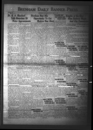 Brenham Daily Banner-Press (Brenham, Tex.), Vol. 40, No. 247, Ed. 1 Wednesday, January 16, 1924