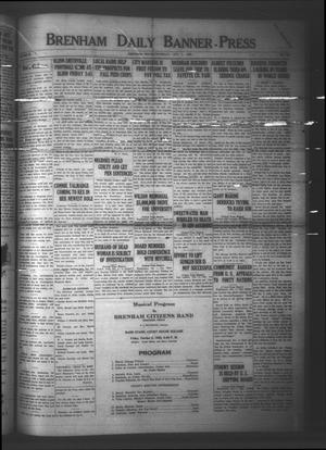 Primary view of object titled 'Brenham Daily Banner-Press (Brenham, Tex.), Vol. 42, No. 159, Ed. 1 Thursday, October 1, 1925'.