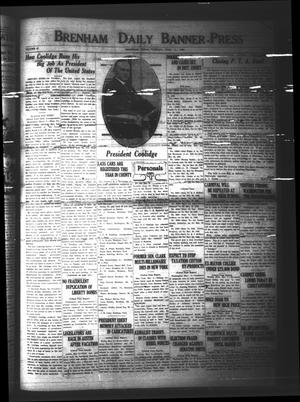 Brenham Daily Banner-Press (Brenham, Tex.), Vol. 41, No. 287, Ed. 1 Tuesday, March 3, 1925