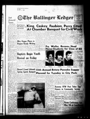 The Ballinger Ledger (Ballinger, Tex.), Vol. 79, No. 45, Ed. 1 Thursday, April 28, 1966