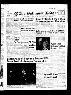 The Ballinger Ledger (Ballinger, Tex.), Vol. 79, No. 12, Ed. 1 Thursday, September 9, 1965