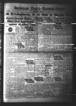 Brenham Daily Banner-Press (Brenham, Tex.), Vol. 41, No. 264, Ed. 1 Wednesday, February 4, 1925