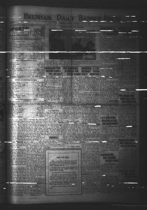 Brenham Daily Banner-Press (Brenham, Tex.), Vol. 41, No. 209, Ed. 1 Saturday, November 29, 1924