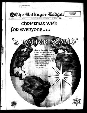 The Ballinger Ledger (Ballinger, Tex.), Vol. 79, No. 27, Ed. 1 Thursday, December 23, 1965