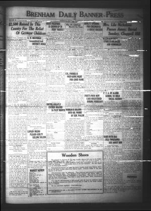 Brenham Daily Banner-Press (Brenham, Tex.), Vol. 40, No. 285, Ed. 1 Saturday, March 1, 1924