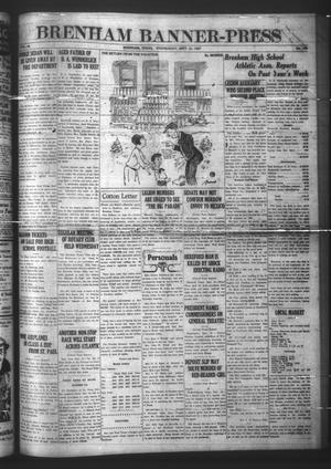 Primary view of object titled 'Brenham Banner-Press (Brenham, Tex.), Vol. 44, No. 150, Ed. 1 Wednesday, September 21, 1927'.