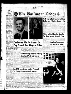 The Ballinger Ledger (Ballinger, Tex.), Vol. 78, No. 32, Ed. 1 Thursday, January 28, 1965