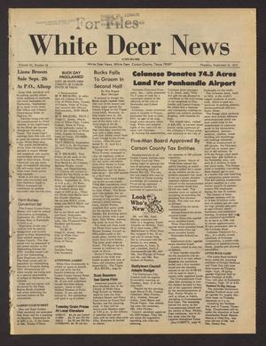 Primary view of object titled 'White Deer News (White Deer, Tex.), Vol. 20, No. 29, Ed. 1 Thursday, September 20, 1979'.