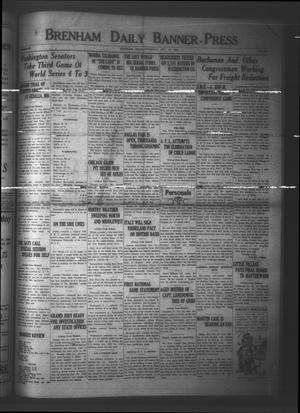 Brenham Daily Banner-Press (Brenham, Tex.), Vol. 42, No. 167, Ed. 1 Saturday, October 10, 1925
