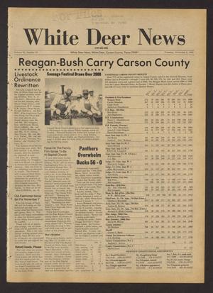 White Deer News (White Deer, Tex.), Vol. 21, No. 33, Ed. 1 Thursday, November 6, 1980