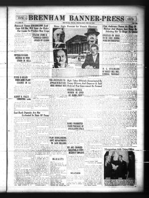 Brenham Banner-Press (Brenham, Tex.), Vol. 52, No. 285, Ed. 1 Wednesday, February 26, 1936