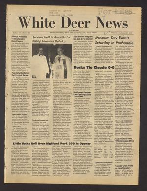 Primary view of object titled 'White Deer News (White Deer, Tex.), Vol. 20, No. 30, Ed. 1 Thursday, September 27, 1979'.
