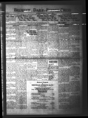 Brenham Daily Banner-Press (Brenham, Tex.), Vol. 42, No. [98], Ed. 1 Tuesday, July 21, 1925