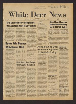 White Deer News (White Deer, Tex.), Vol. 21, No. 25, Ed. 1 Thursday, September 11, 1980