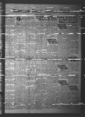 Brenham Daily Banner-Press (Brenham, Tex.), Vol. 42, No. 253, Ed. 1 Friday, January 22, 1926