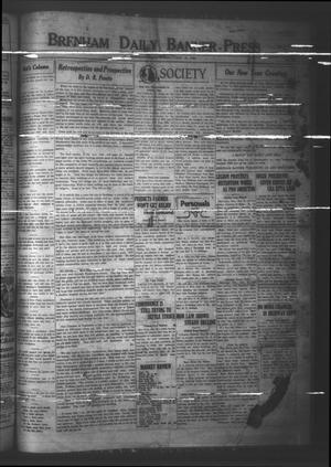 Brenham Daily Banner-Press (Brenham, Tex.), Vol. 42, No. 235, Ed. 1 Thursday, December 31, 1925