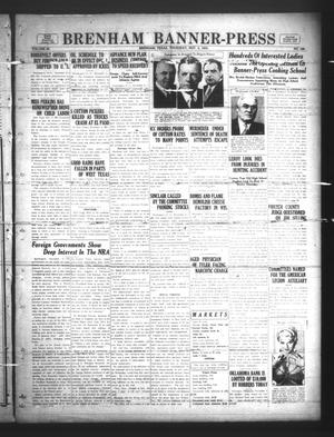 Brenham Banner-Press (Brenham, Tex.), Vol. 50, No. 189, Ed. 1 Thursday, November 2, 1933