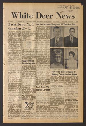 White Deer News (White Deer, Tex.), Vol. 11, No. 39, Ed. 1 Thursday, November 12, 1970
