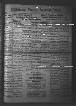 Brenham Daily Banner-Press (Brenham, Tex.), Vol. 42, No. 124, Ed. 1 Thursday, August 20, 1925