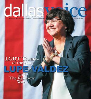 Primary view of object titled 'Dallas Voice (Dallas, Tex.), Vol. 35, No. 31, Ed. 1 Friday, December 7, 2018'.