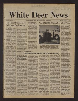 Primary view of object titled 'White Deer News (White Deer, Tex.), Vol. 19, No. 49, Ed. 1 Thursday, February 1, 1979'.