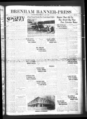 Brenham Banner-Press (Brenham, Tex.), Vol. 45, No. 61, Ed. 1 Thursday, June 7, 1928
