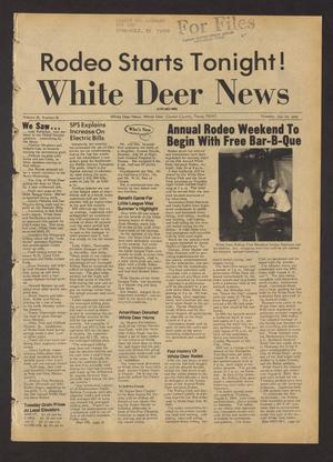 Primary view of object titled 'White Deer News (White Deer, Tex.), Vol. 21, No. 19, Ed. 1 Thursday, July 24, 1980'.