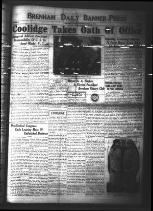 Brenham Daily Banner-Press (Brenham, Tex.), Vol. 41, No. [288], Ed. 1 Wednesday, March 4, 1925