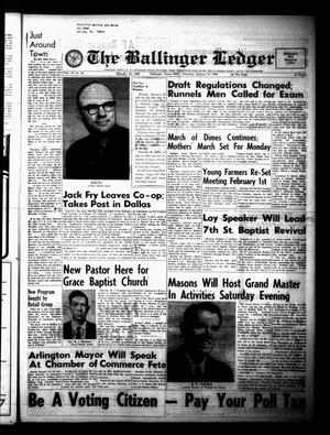 The Ballinger Ledger (Ballinger, Tex.), Vol. 79, No. 32, Ed. 1 Thursday, January 27, 1966