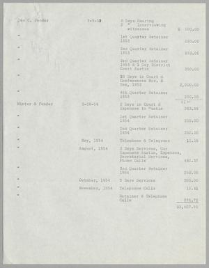 Primary view of object titled '[Account Ledger, 1954]'.