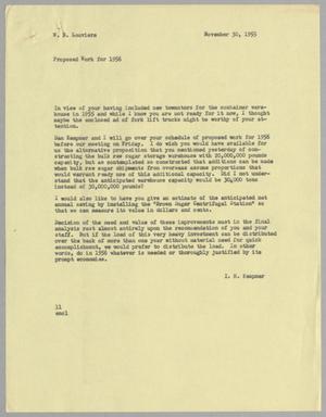 [Letter from I. H. Kempner to W. H. Louviere, November 30, 1955]