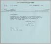 Letter: [Letter from Thomas L. James to F. H. Rayner, September 27, 1960]