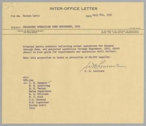 [Letter from W. H. Louviere to Herman Lurie, July 8, 1955]