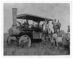 Steam Tractor with Crew