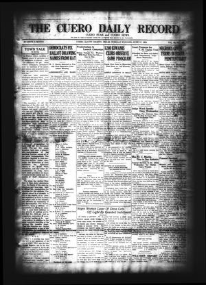 The Cuero Daily Record (Cuero, Tex.), Vol. 60, No. 143, Ed. 1 Tuesday, June 17, 1924