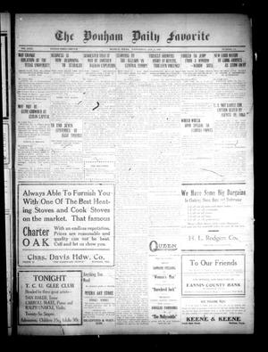 The Bonham Daily Favorite (Bonham, Tex.), Vol. 23, No. 131, Ed. 1 Wednesday, January 5, 1921