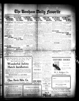 The Bonham Daily Favorite (Bonham, Tex.), Vol. 26, No. 205, Ed. 1 Monday, March 3, 1924
