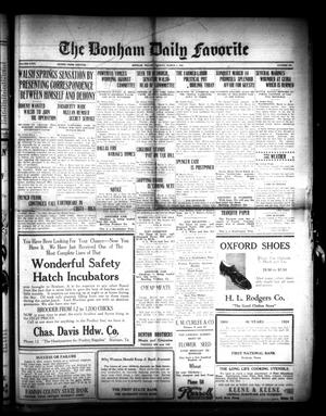 The Bonham Daily Favorite (Bonham, Tex.), Vol. 26, No. 206, Ed. 1 Tuesday, March 4, 1924