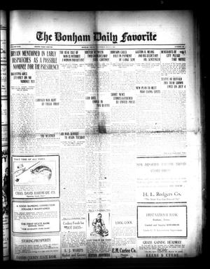 The Bonham Daily Favorite (Bonham, Tex.), Vol. 26, No. 309, Ed. 1 Wednesday, July 2, 1924