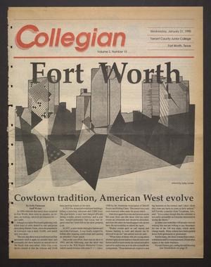 Primary view of object titled 'Collegian (Hurst, Tex.), Vol. 2, No. 13, Ed. 1 Wednesday, January 31, 1990'.
