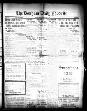 The Bonham Daily Favorite (Bonham, Tex.), Vol. 26, No. 183, Ed. 1 Wednesday, February 6, 1924
