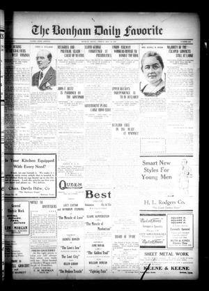 The Bonham Daily Favorite (Bonham, Tex.), Vol. 23, No. 240, Ed. 1 Friday, May 13, 1921