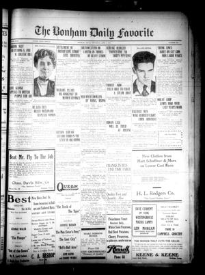 The Bonham Daily Favorite (Bonham, Tex.), Vol. 23, No. 210, Ed. 1 Thursday, April 7, 1921