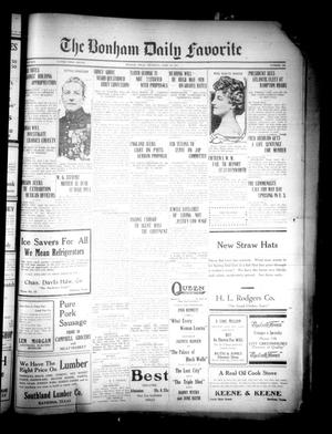 The Bonham Daily Favorite (Bonham, Tex.), Vol. 23, No. 228, Ed. 1 Thursday, April 28, 1921