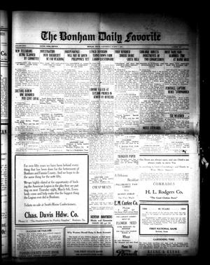 The Bonham Daily Favorite (Bonham, Tex.), Vol. 26, No. 207, Ed. 1 Wednesday, March 5, 1924