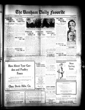 The Bonham Daily Favorite (Bonham, Tex.), Vol. 26, No. 217, Ed. 1 Monday, March 17, 1924